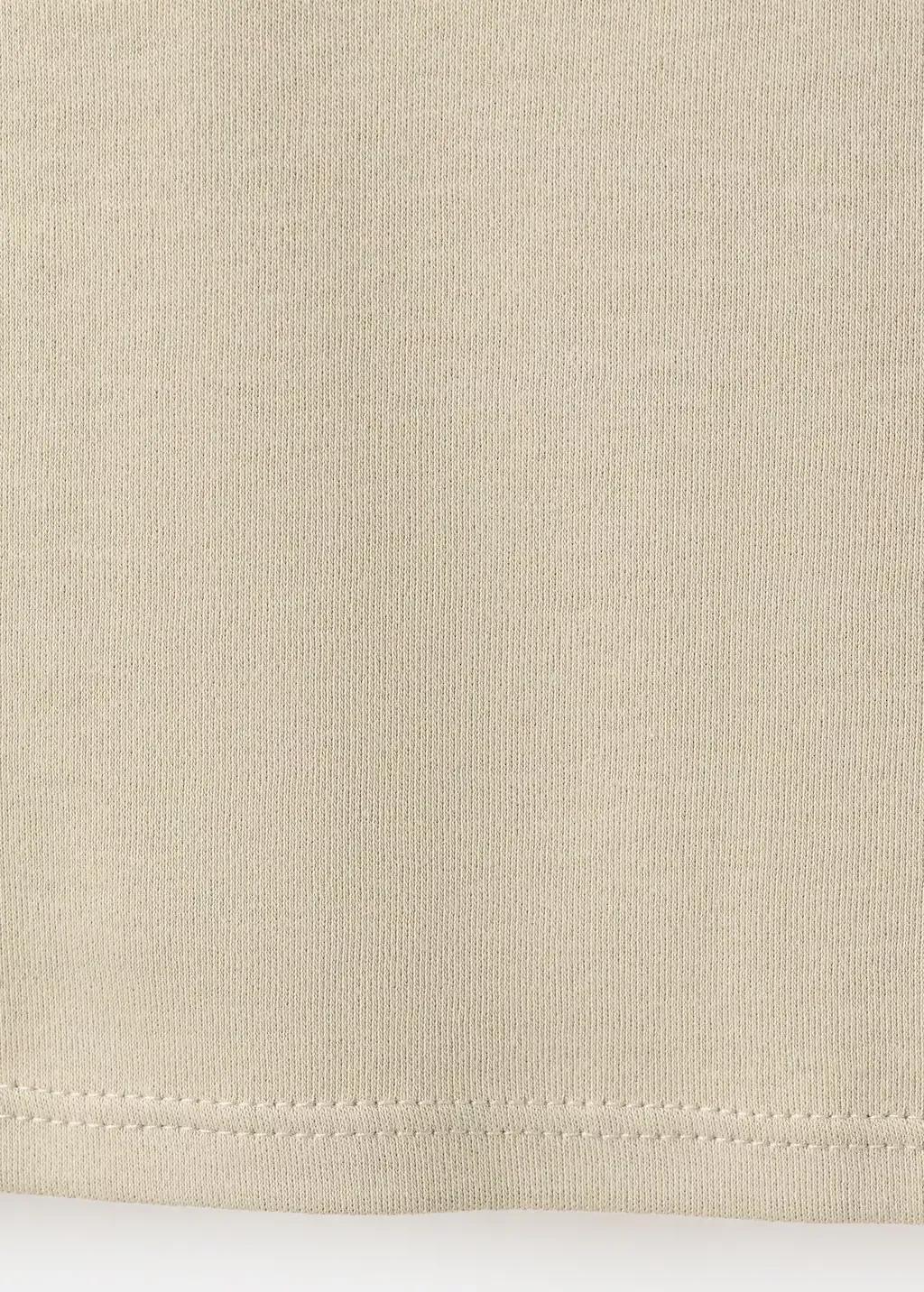 Khaki 100% Cotton T-Shirt, Beige - Khaki, large image number 5