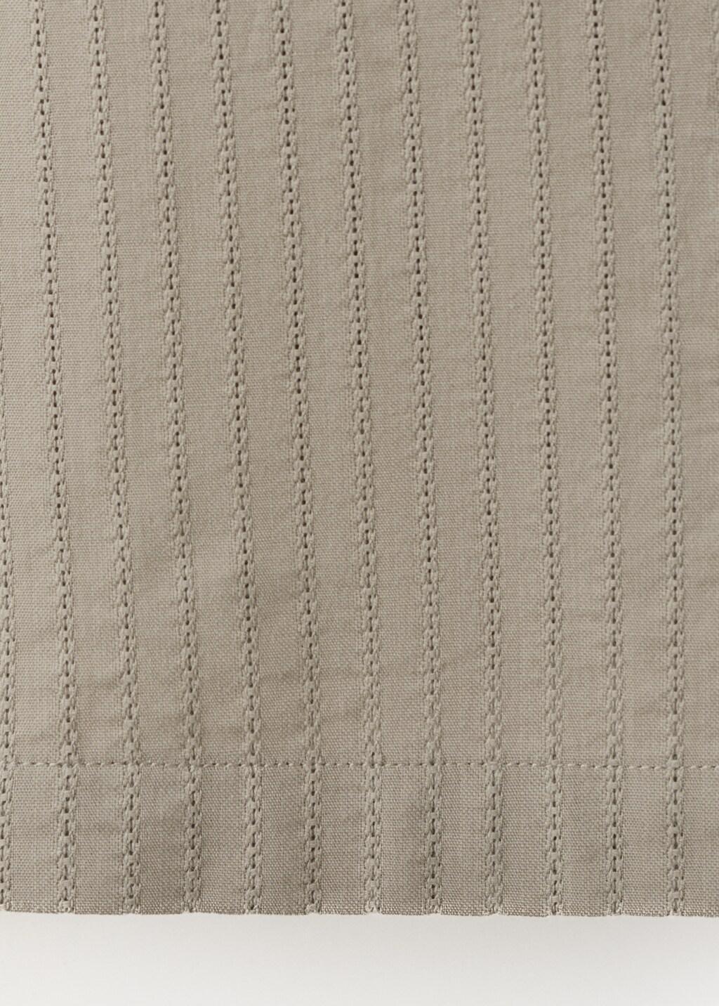 Beige Cotton Shirt With Embroidery Details, Light Beige, large image number 5
