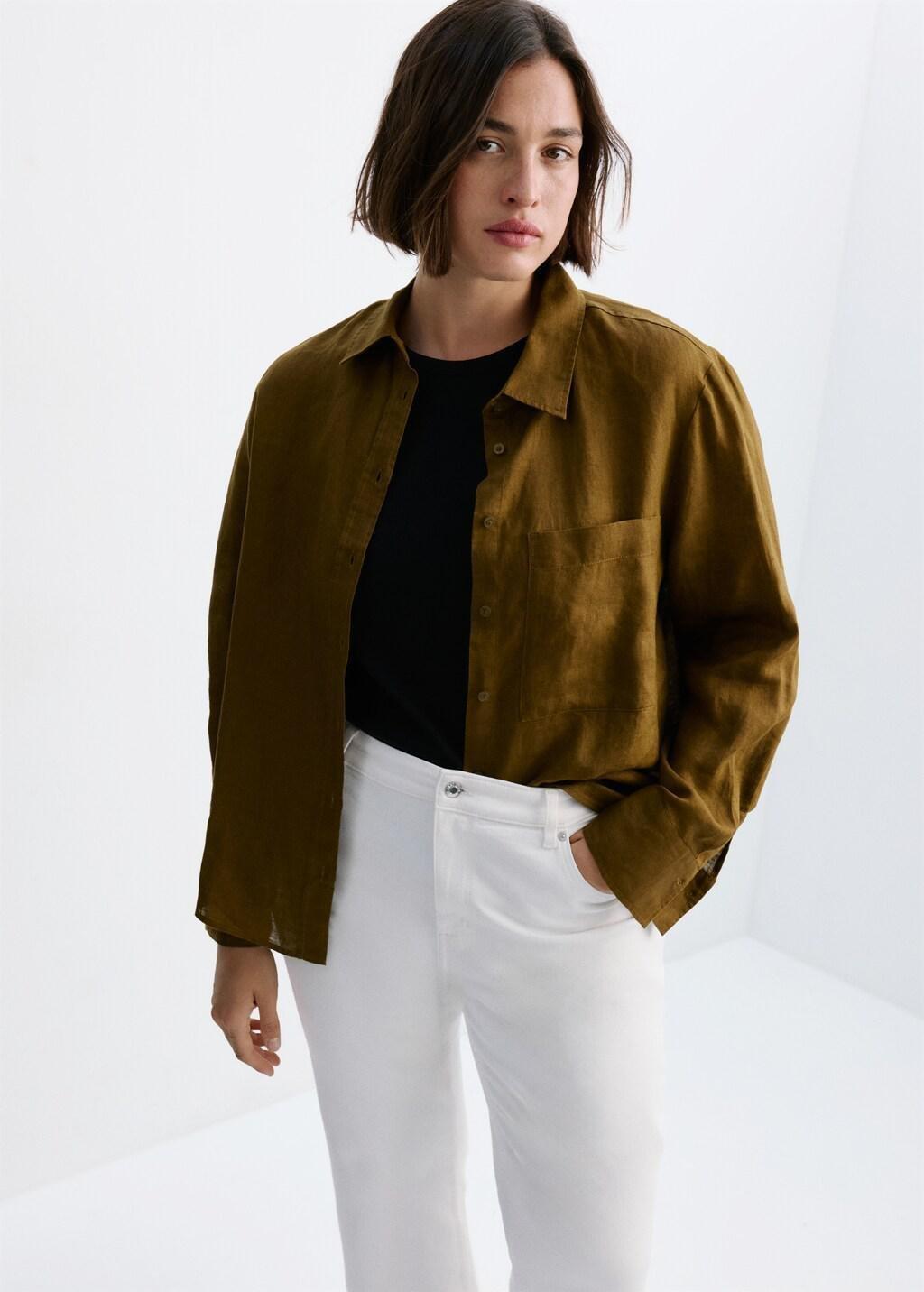 White Sienna Flared Cropped Jeans, White, large image number 6