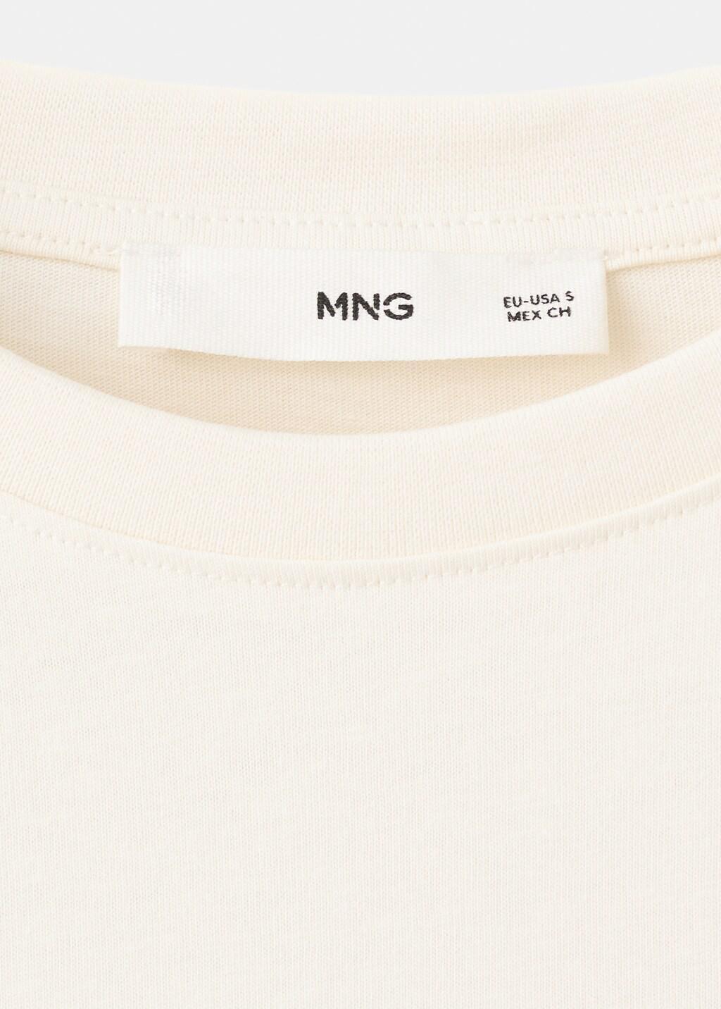 Beige Printed Cotton-Blend T-Shirt, Light Beige, large image number 1