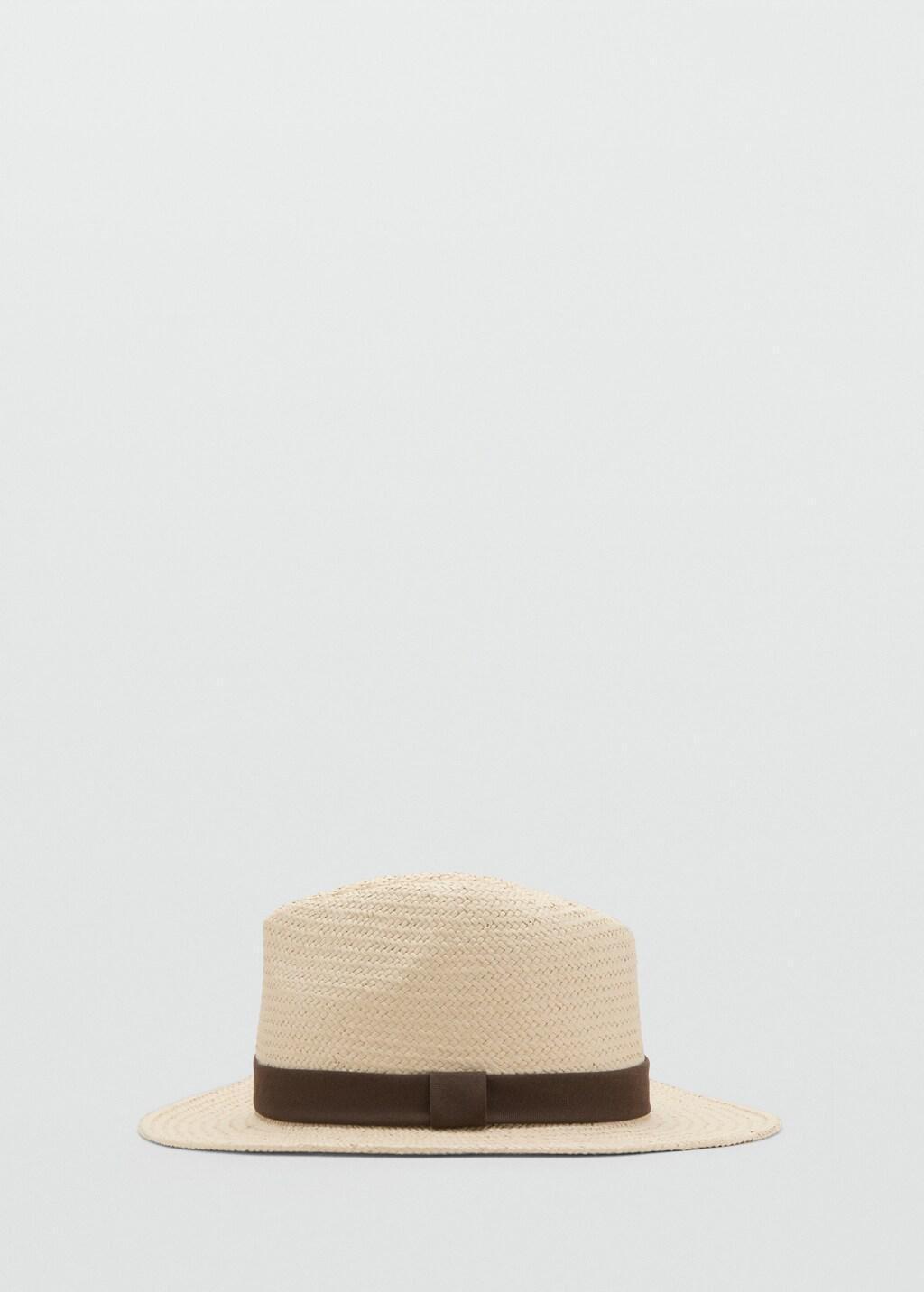 Beige Natural Fiber Bow Hat, Light Beige, large image number 3