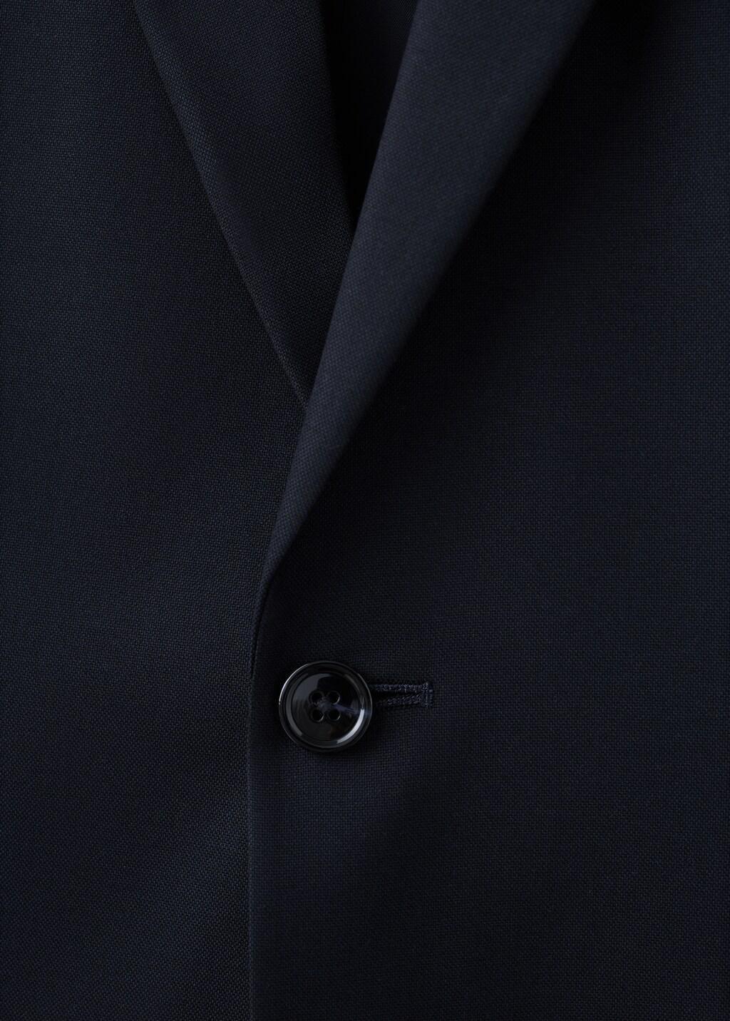 Blue Milan Slim-Fit Suit Jacket, Navy, large image number 1