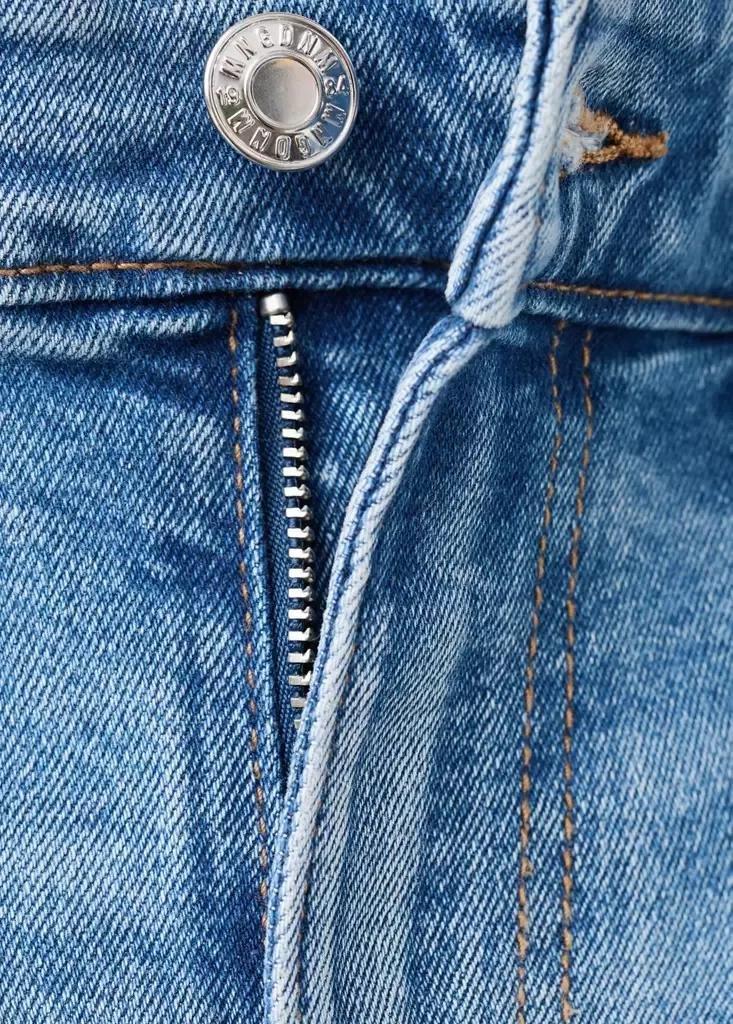 Blue Sienna Flared Cropped Jeans, Open Blue, large image number 9
