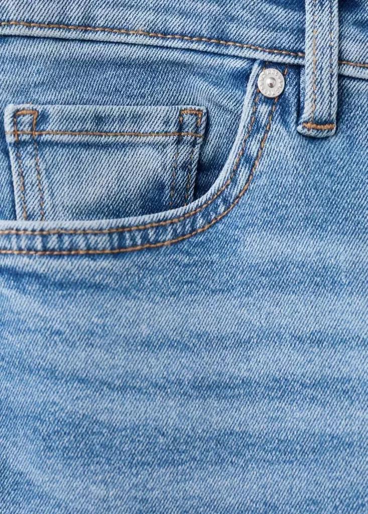 Blue Sienna Flared Cropped Jeans, Open Blue, large image number 10