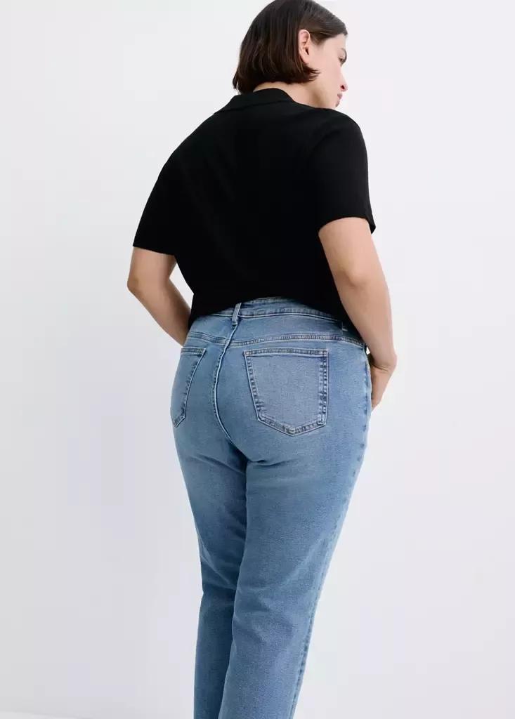 Blue Sienna Flared Cropped Jeans, Open Blue, large image number 13