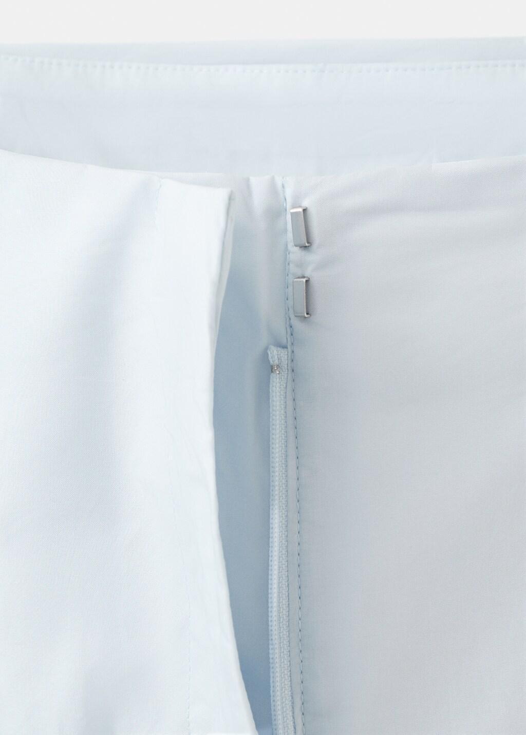Blue Lt Pastel Straight-Leg Trousers With Detachable Scarf, Light-Pastel Blue, large image number 5