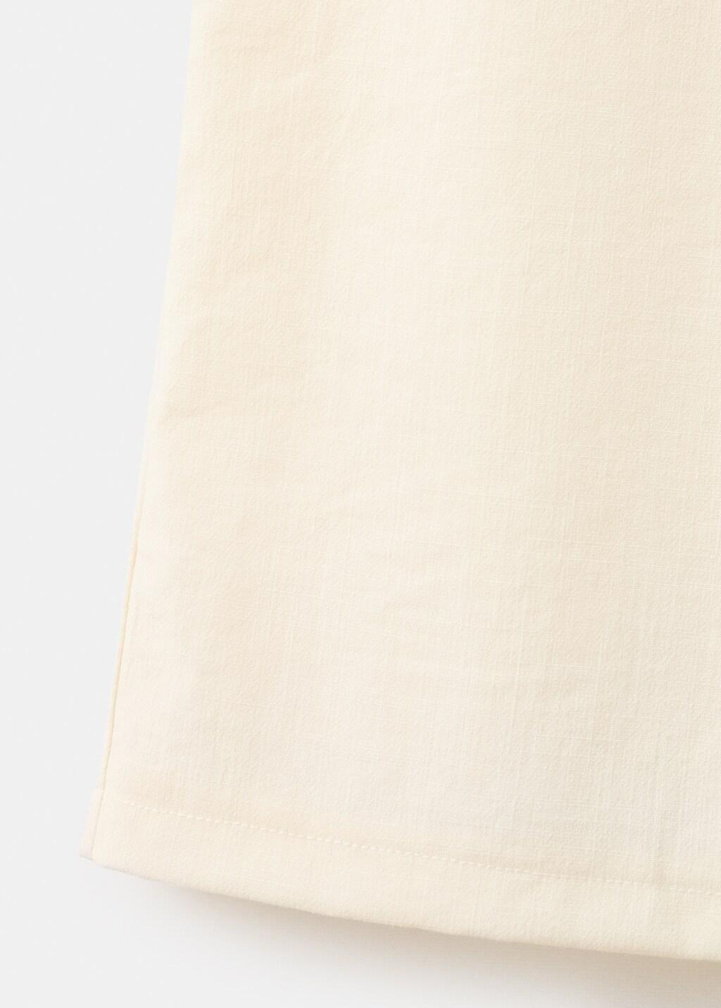 Beige Straight Mid-Rise Trousers, Light Beige, large image number 5