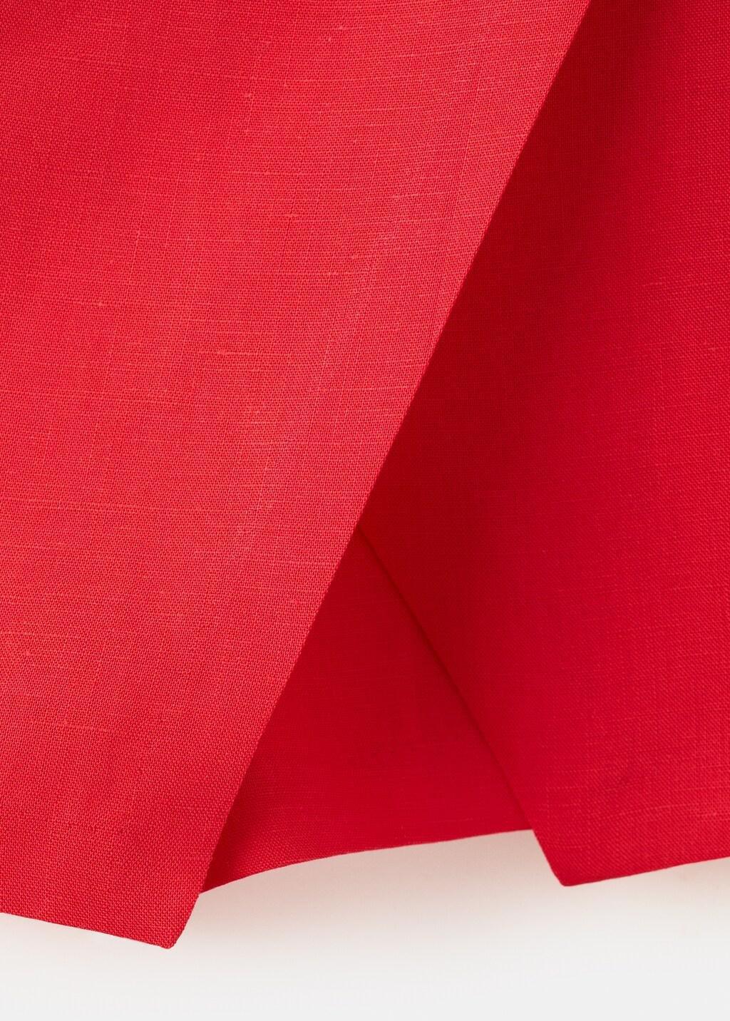 Red Printed Skirt Line, Red, large image number 1