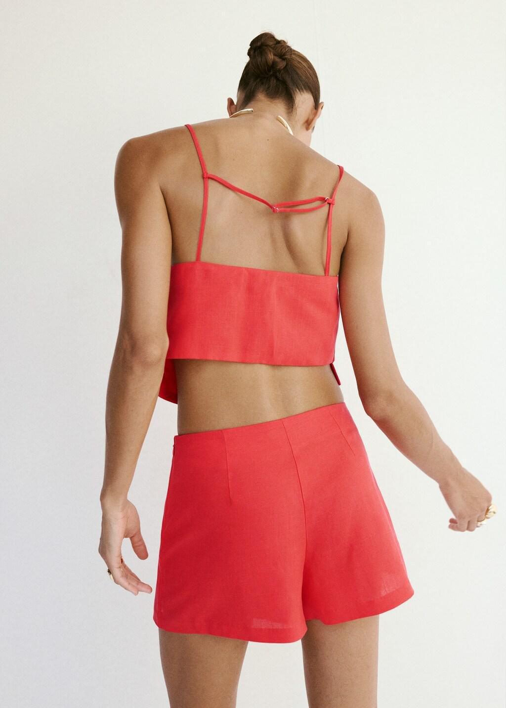 Red Printed Skirt Line, Red, large image number 2