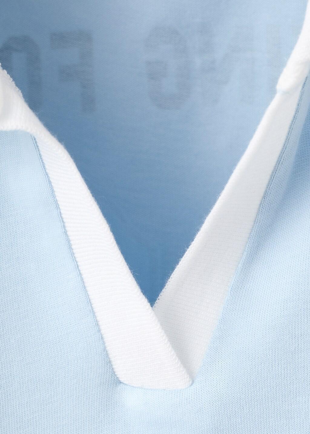 Blue Argentina Football Shirt, Kids Girls, Light-Pastel Blue, large image number 1
