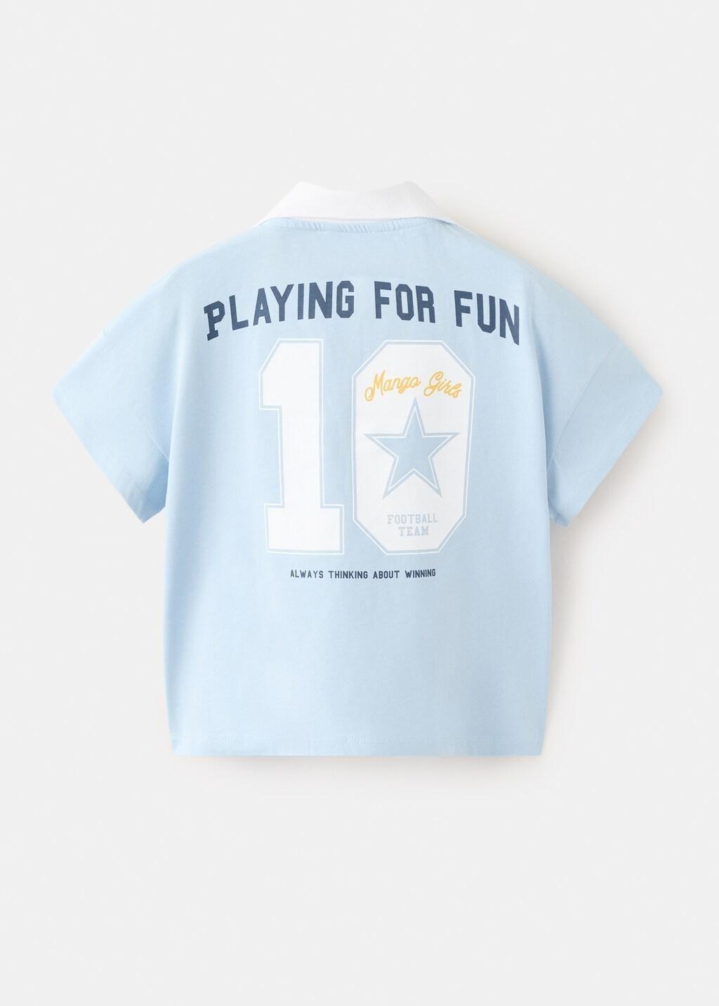 Blue Argentina Football Shirt, Kids Girls, Light-Pastel Blue, large image number 2