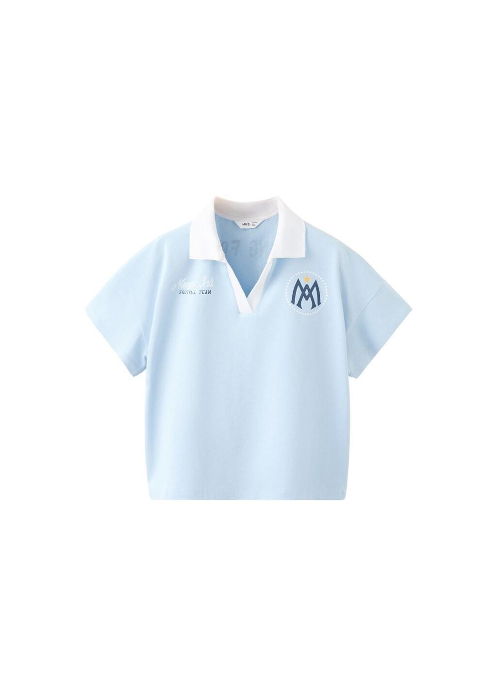 Blue Argentina Football Shirt, Kids Girls, Light-Pastel Blue, large image number 5