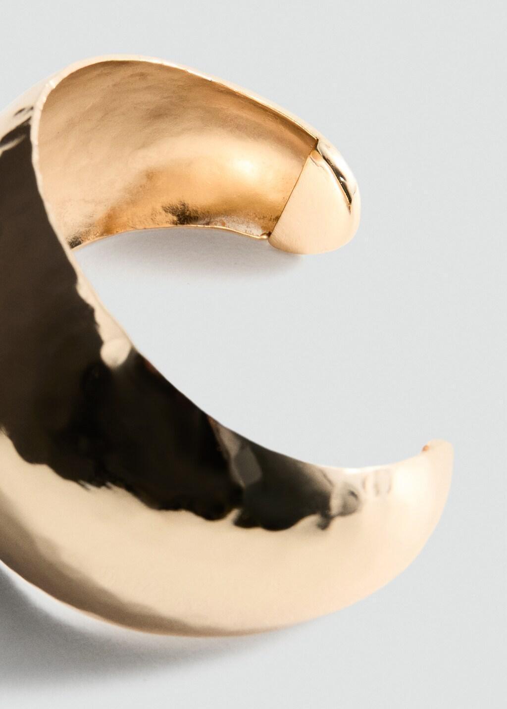 Gold Metallic Volume Bracelet, Gold, large image number 0