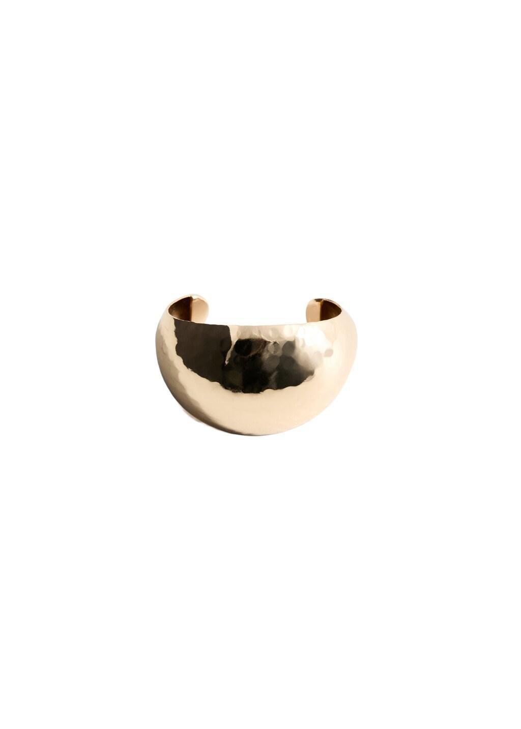 Gold Metallic Volume Bracelet, Gold, large image number 2