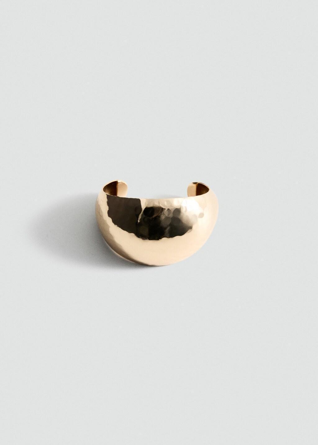 Gold Metallic Volume Bracelet, Gold, large image number 3