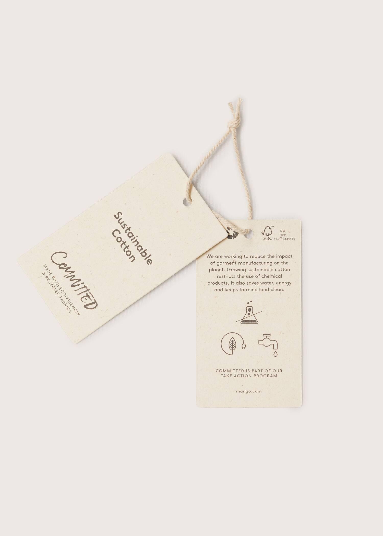 natural white Essential cotton-blend shirt, , large image number 8