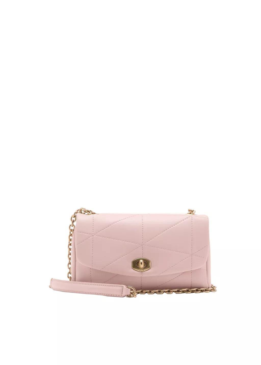 Pink Lt Pastel Crossbody Bag With Flap, Light-Pastel Pink, large image number 2
