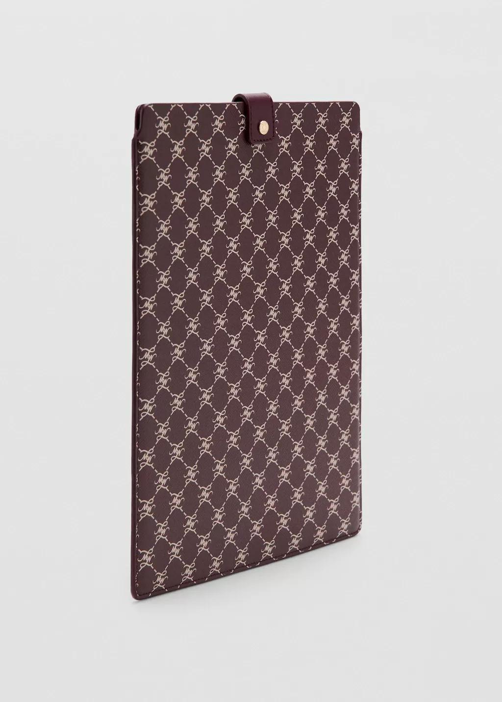 RED Laptop case with printed logo, Women, Dark Red, large image number 0