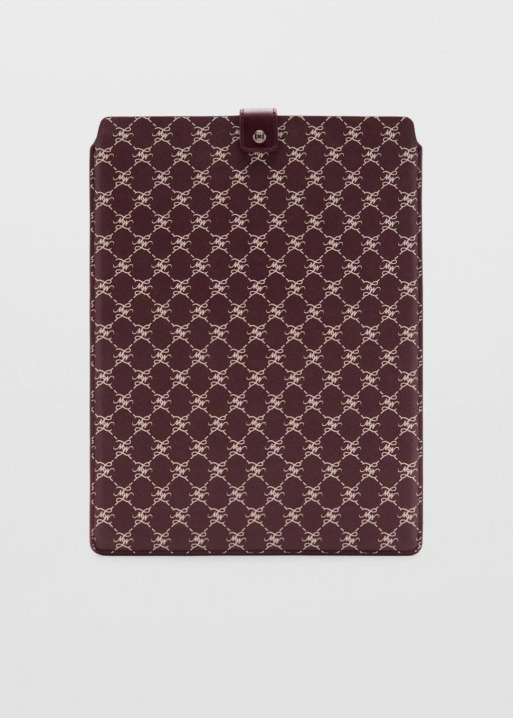 RED Laptop case with printed logo, Women, Dark Red, large image number 3