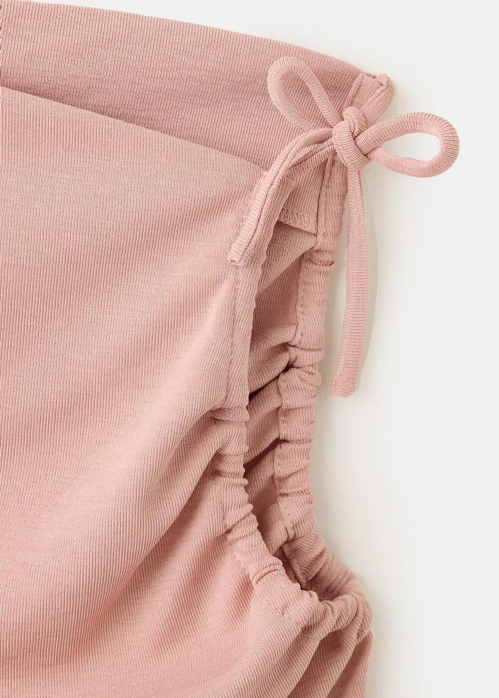PINK Asymmetric ruched top, Women, Pink, large image number 3
