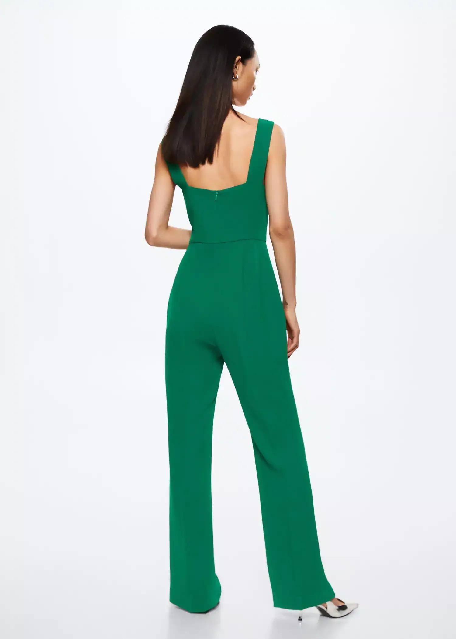 Green Long Strap Jumpsuit, , large image number 6