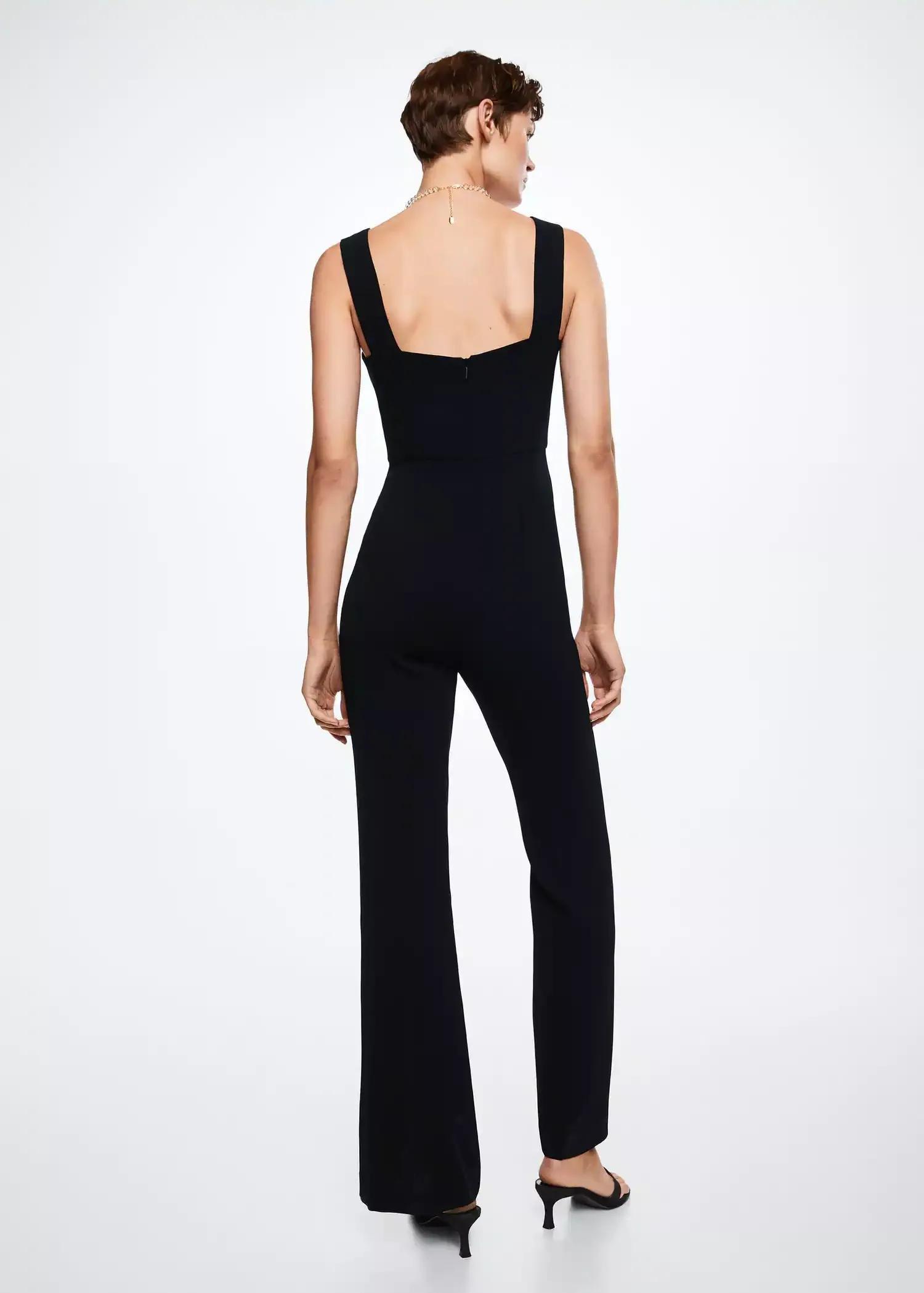 Black Long Strap Jumpsuit, , large image number 6