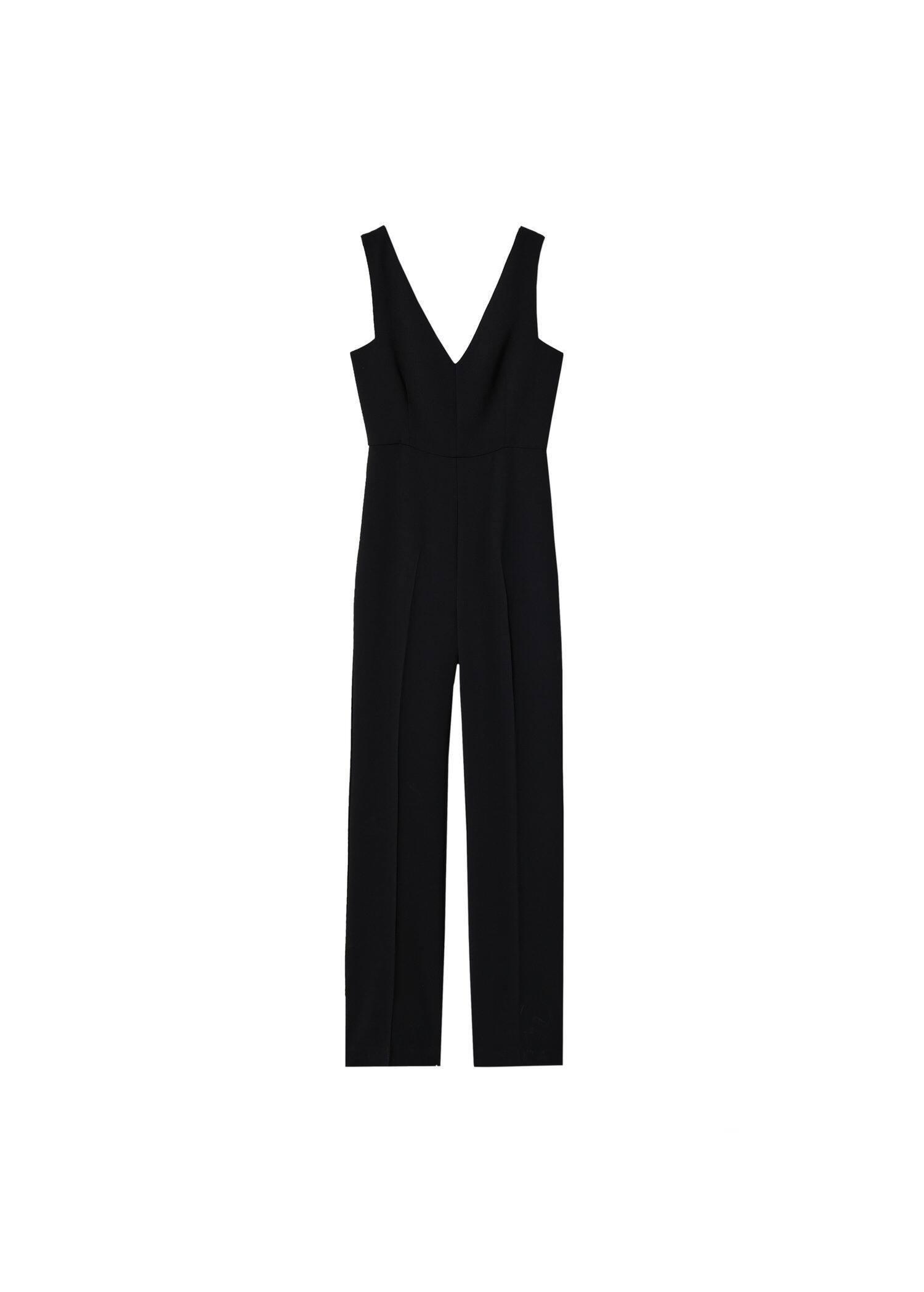 Black Long Strap Jumpsuit, , large image number 7