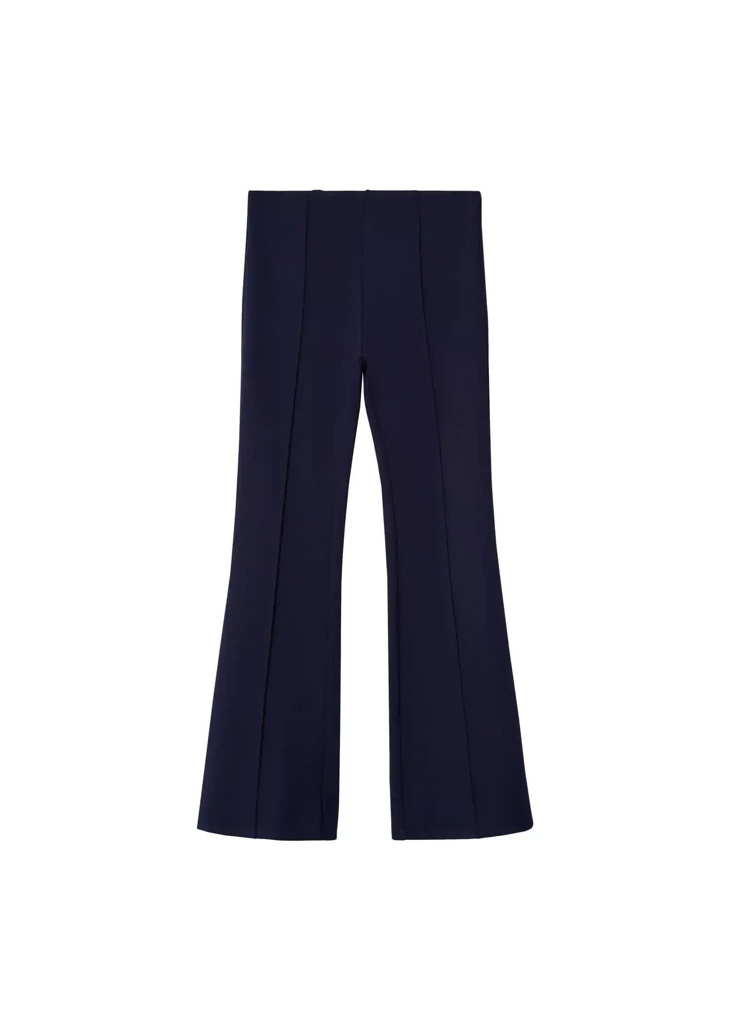 dark blue Flared leggings, , large image number 2