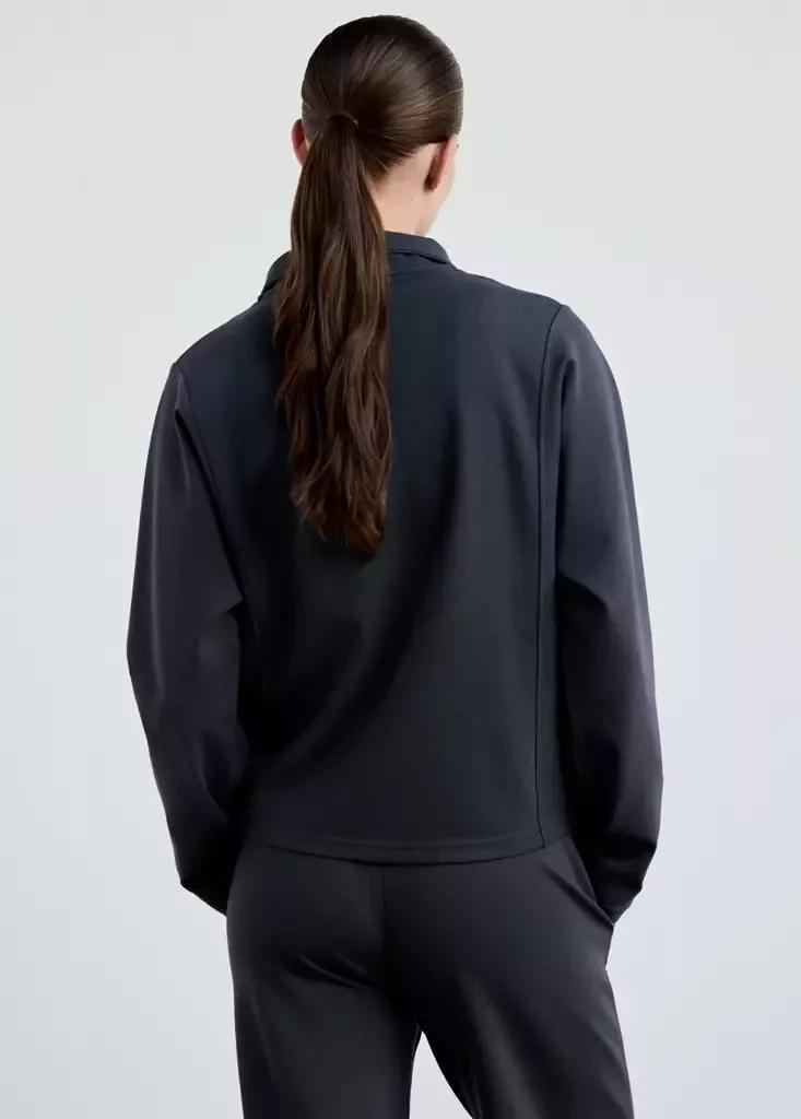 Blue Turtleneck Sweatshirt With Zip, Medium Blue, large image number 2