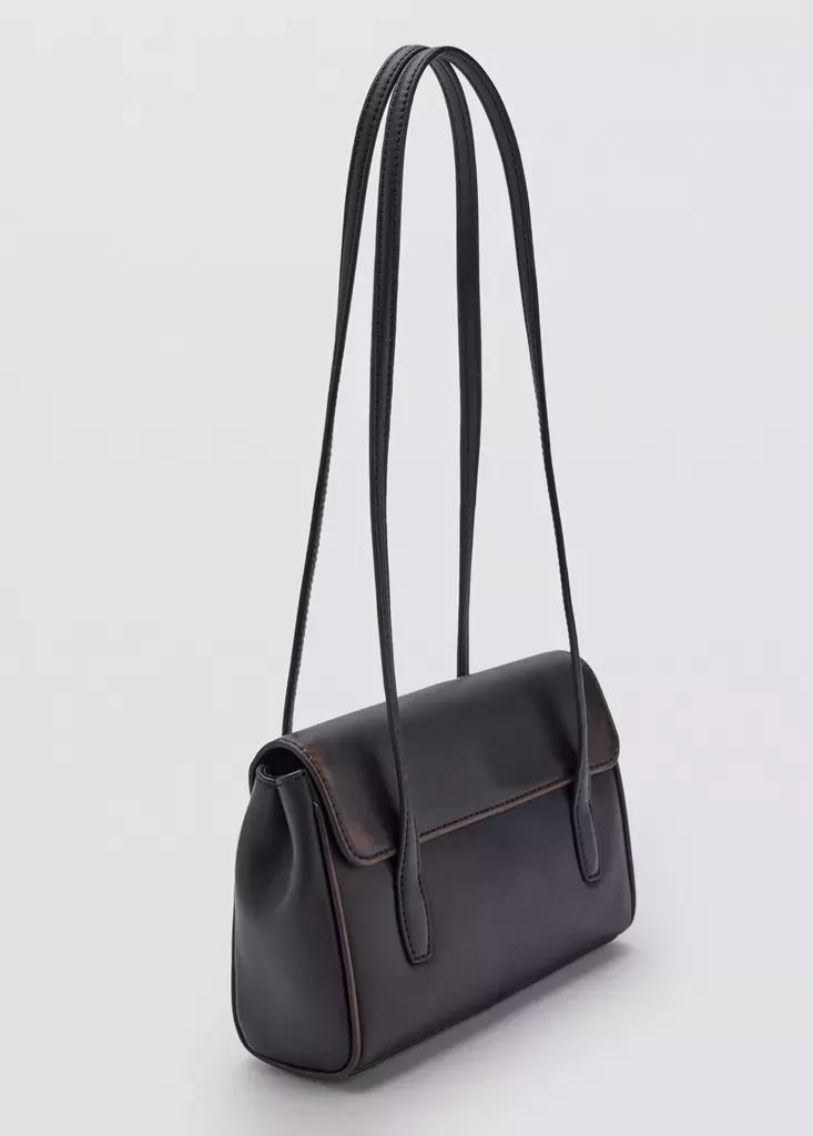 Brown Shoulder Bag With Strap, Brown, medium