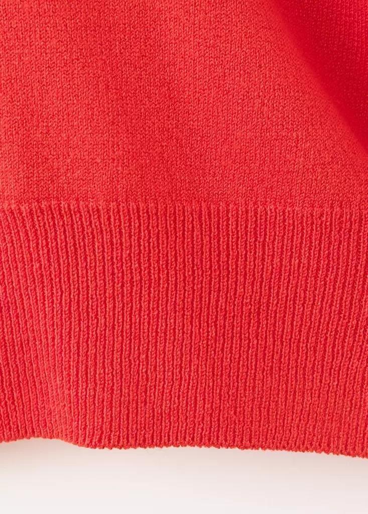 Red Knitted Button Cardigan, , large image number 6