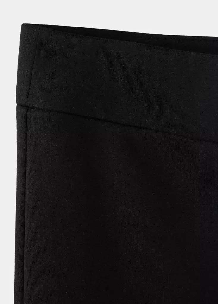 Black Capri Trousers With Ings, , large image number 5