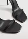 Mango - black Ankle-cuff sandals
