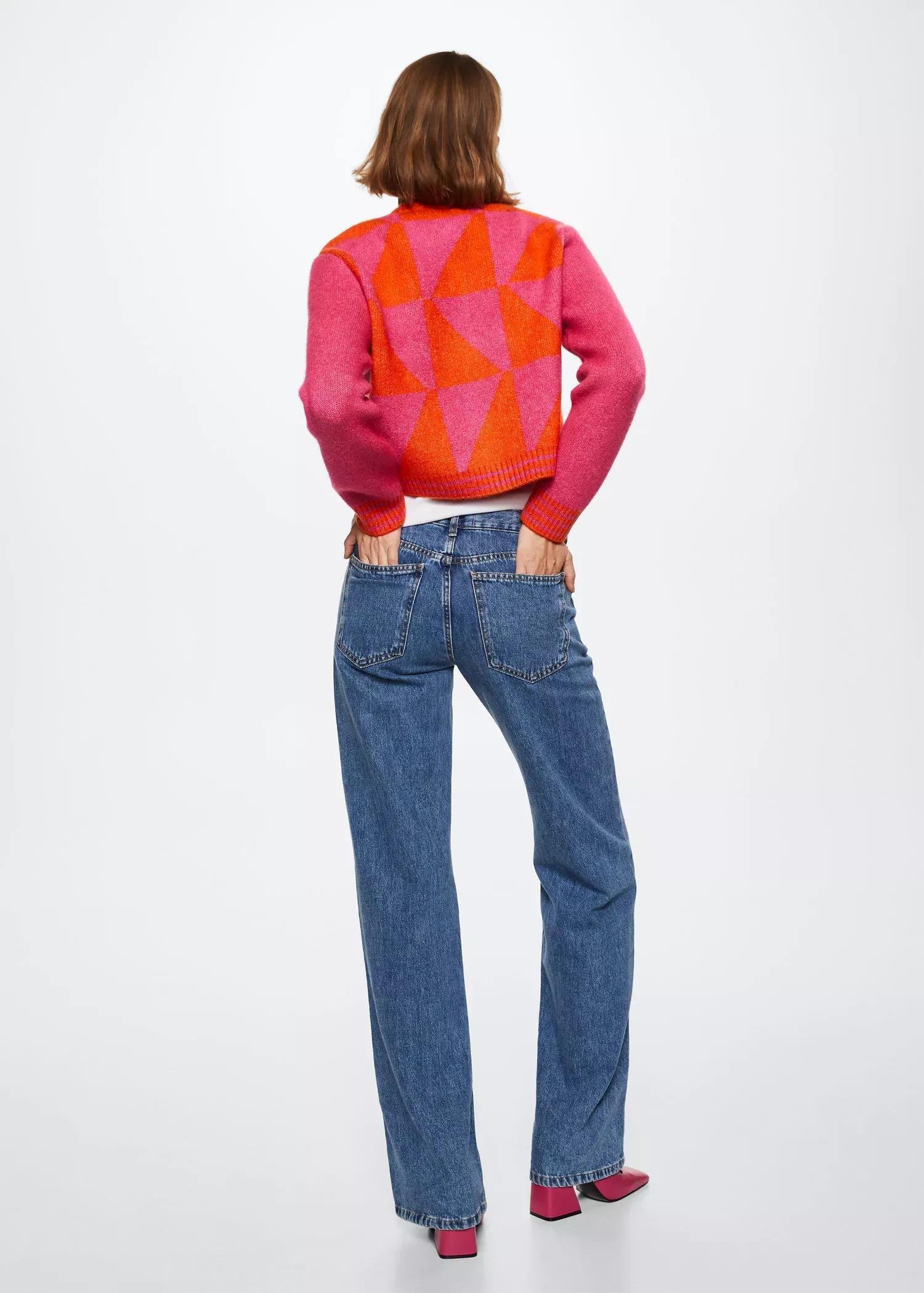 Pink Knitted Jewel Button Cardigan, , large image number 9