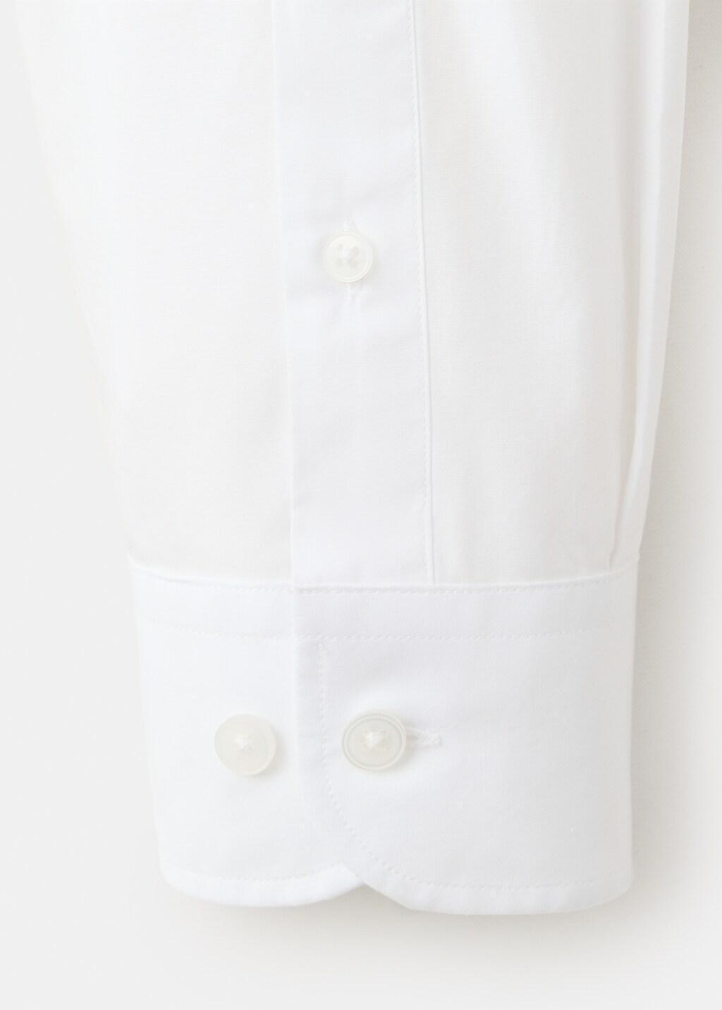 White Regular-Fit 100% Cotton Shirt, White, large image number 3