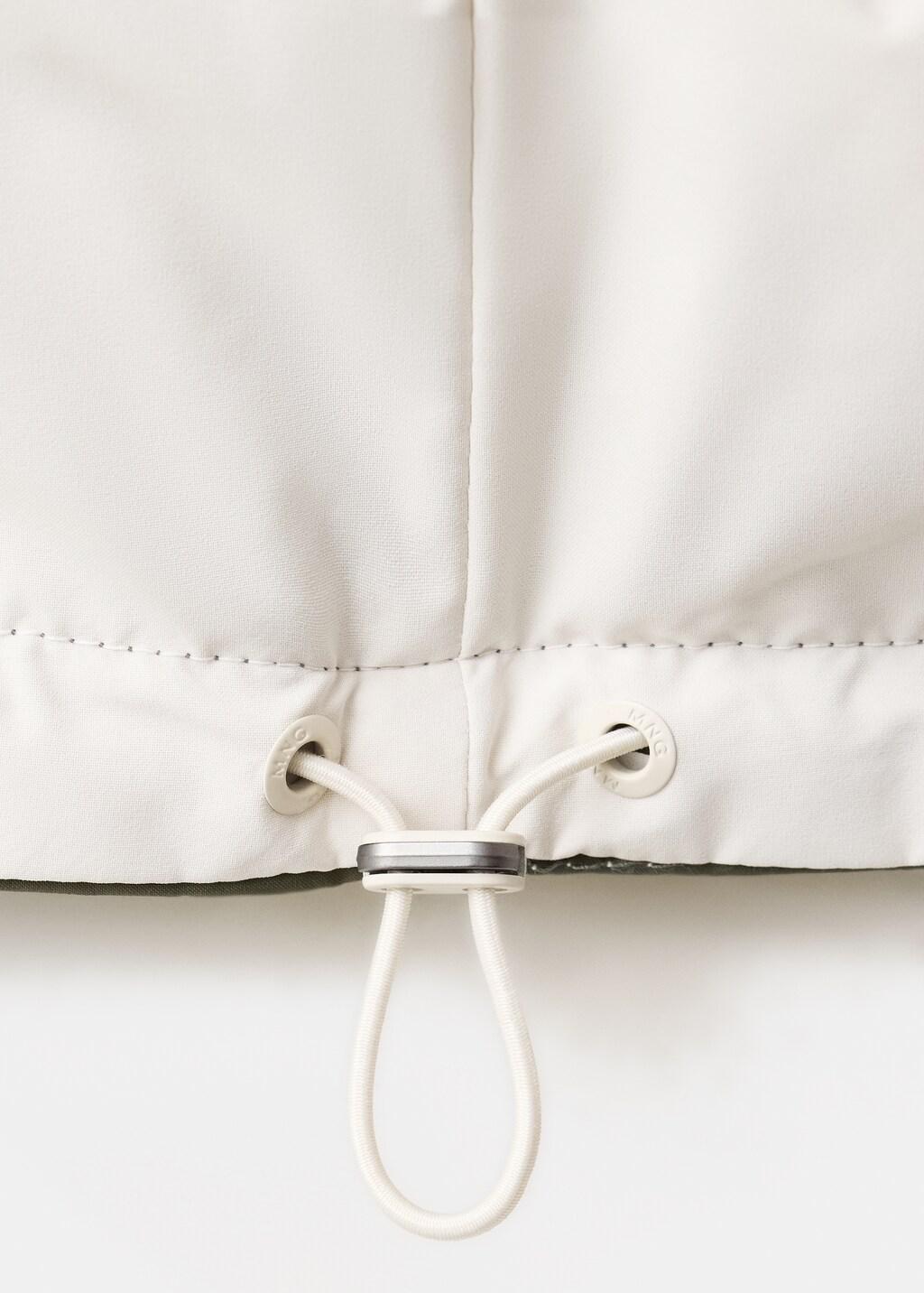 Khaki Reversible Quilted Water-Repellent Reversible Jacket, Beige - Khaki, large image number 3