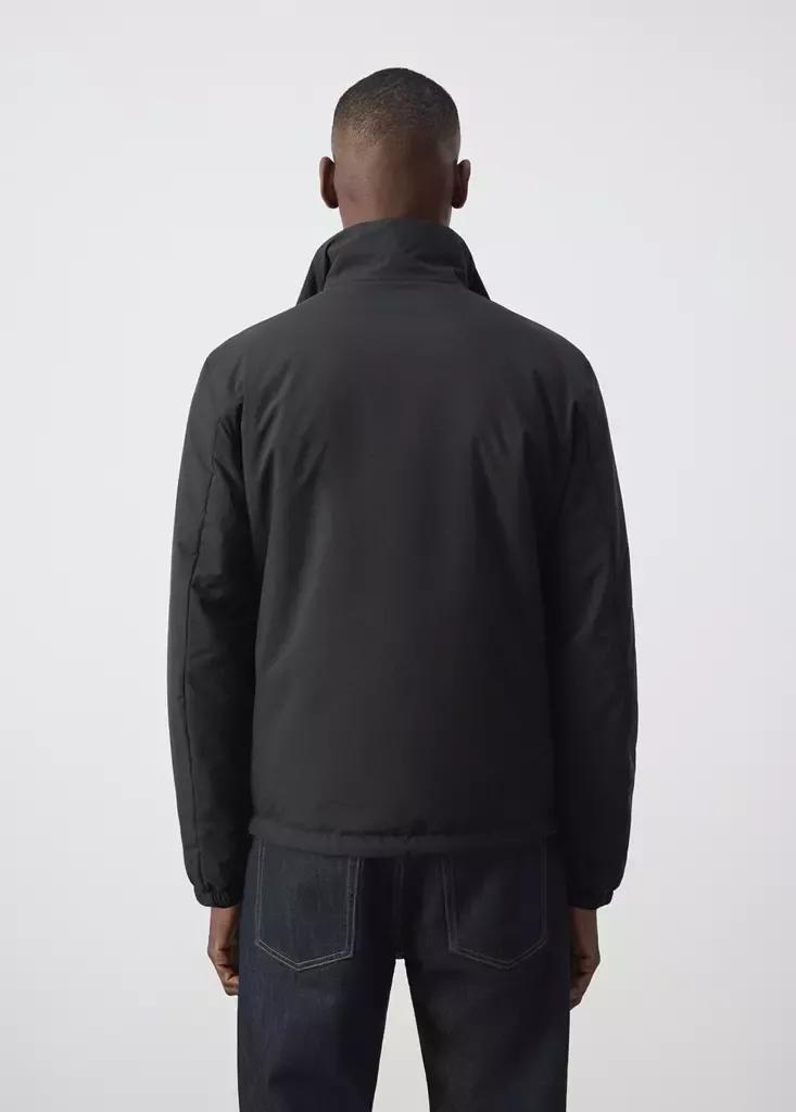 Black Reversible Quilted Water-Repellent Reversible Jacket, Black, medium