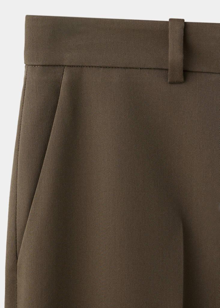 Green Straight Suit Trousers, , large image number 6