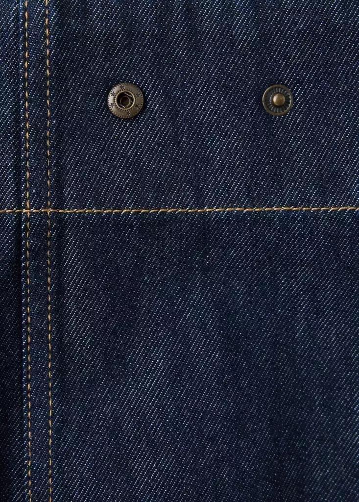 Blue Belt Denim Trench, Open Blue, large image number 6
