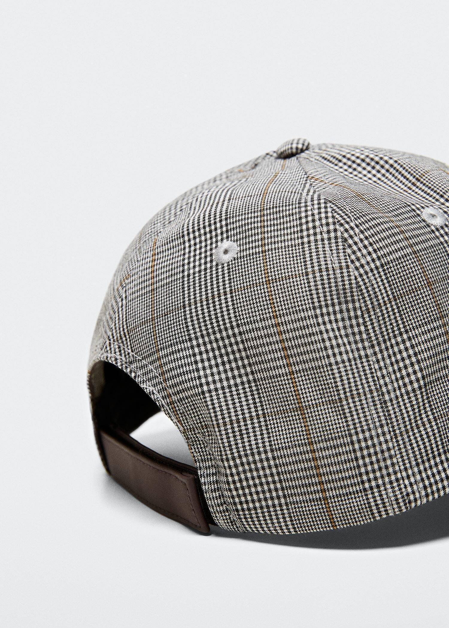Brown Cap With Check Visor, , large image number 2