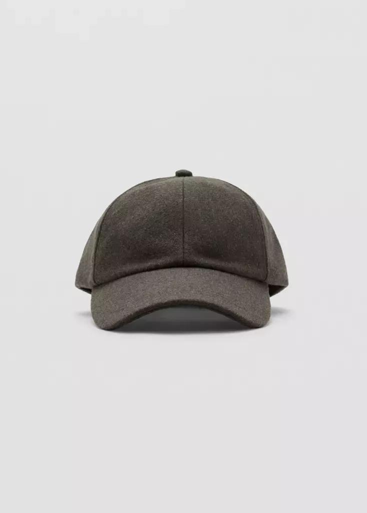 Khaki Cap With Visor, Beige - Khaki, large image number 1
