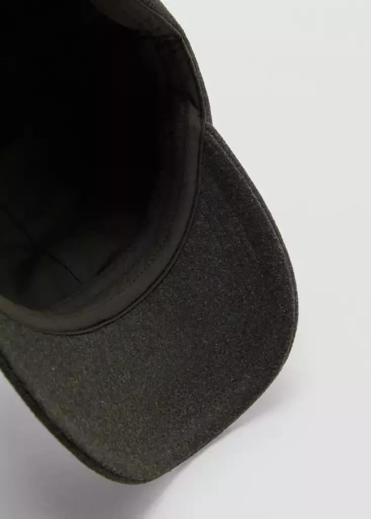 Khaki Cap With Visor, Beige - Khaki, large image number 3