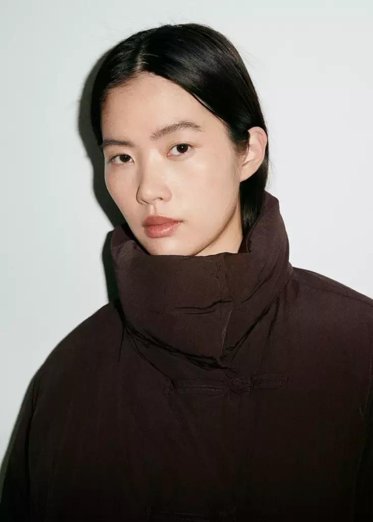 Brown Padded Anorak With Toggle Fastenings, , large image number 3