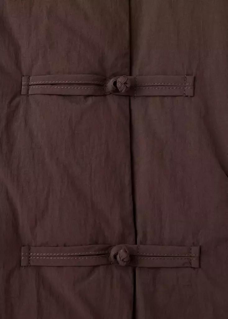 Brown Padded Anorak With Toggle Fastenings, , large image number 5