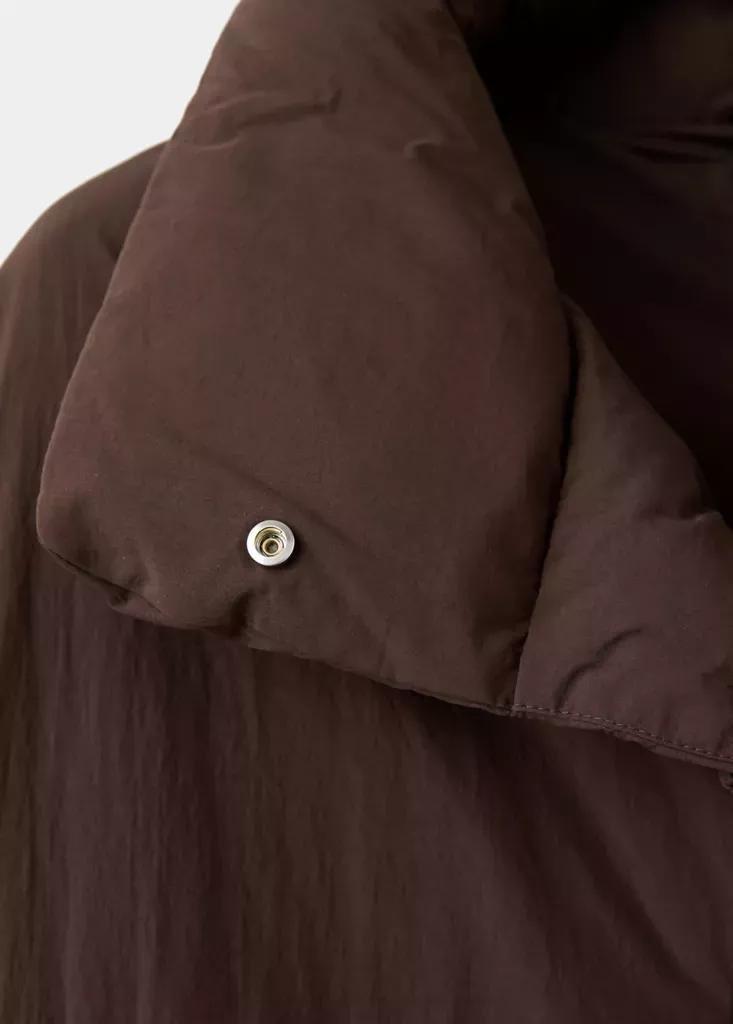 Brown Padded Anorak With Toggle Fastenings, , large image number 6