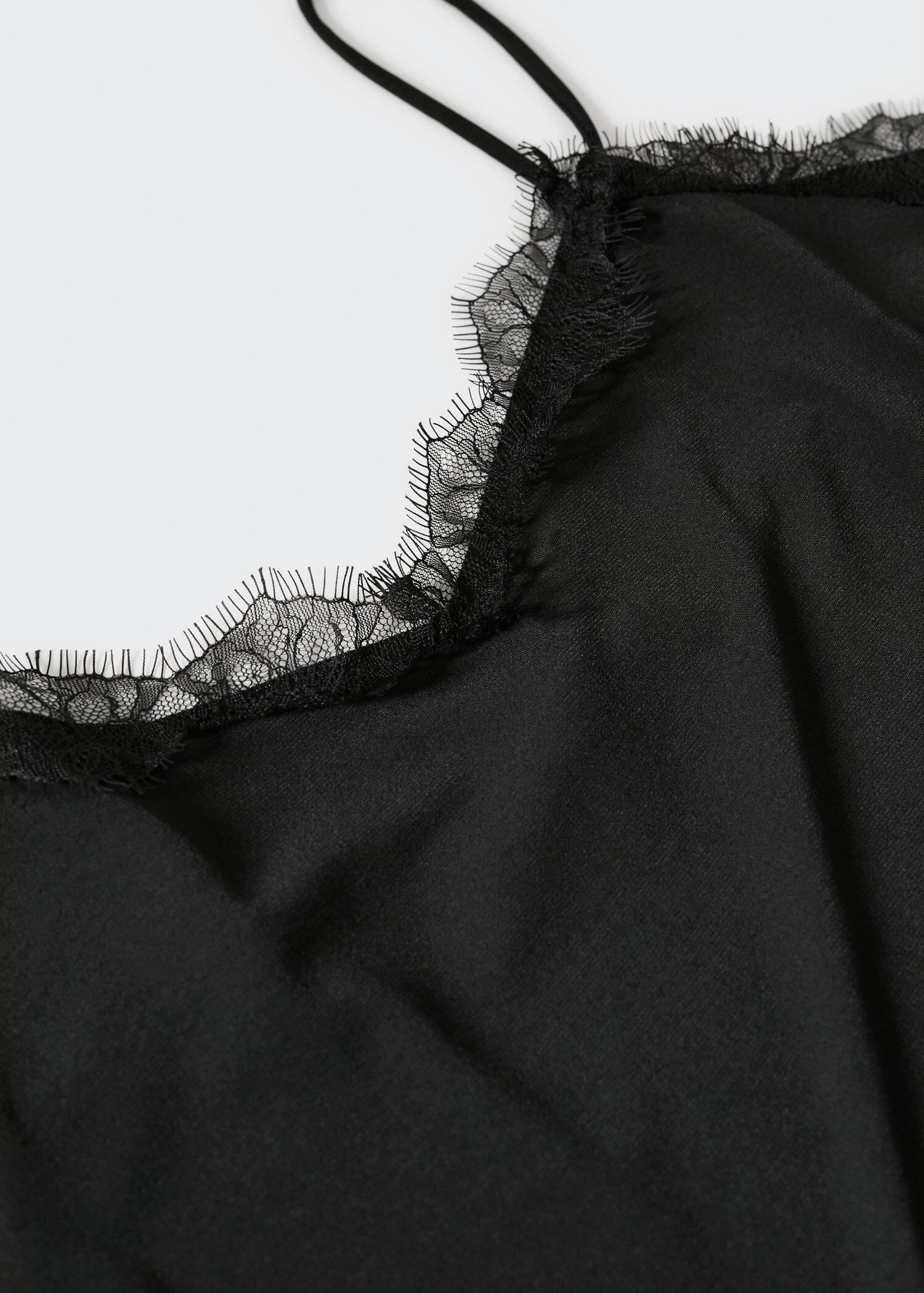 Black Lace Top, , large image number 6