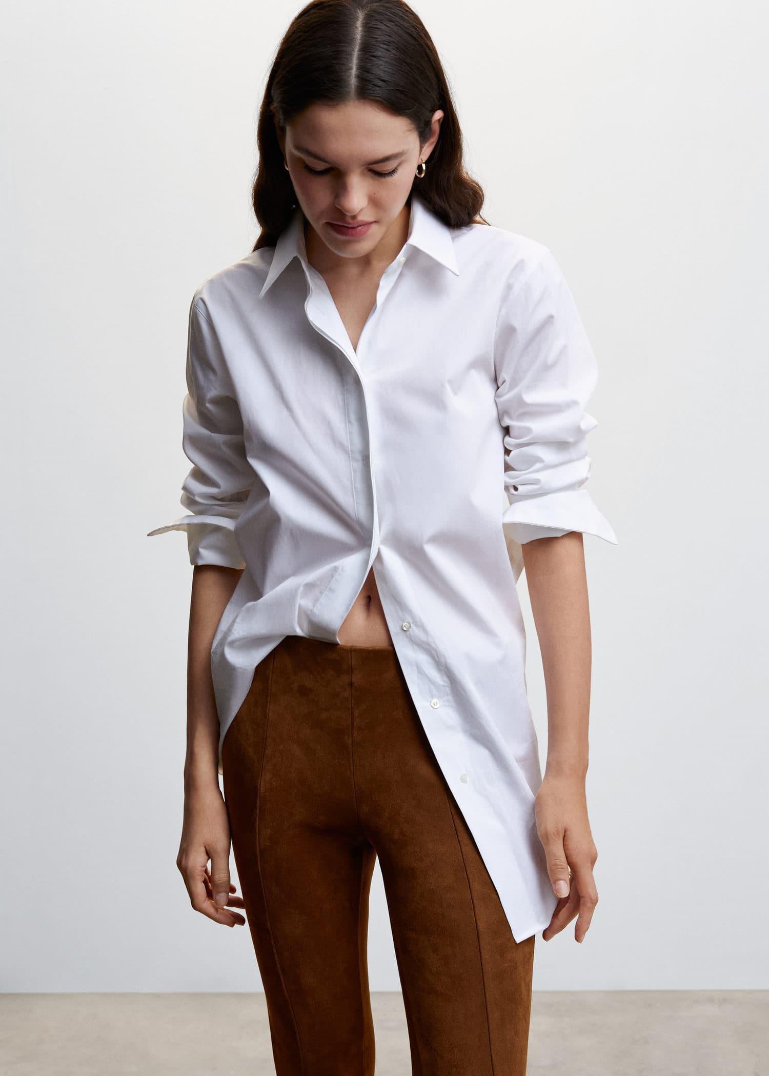 Brown Suede Leggings, , large image number 2