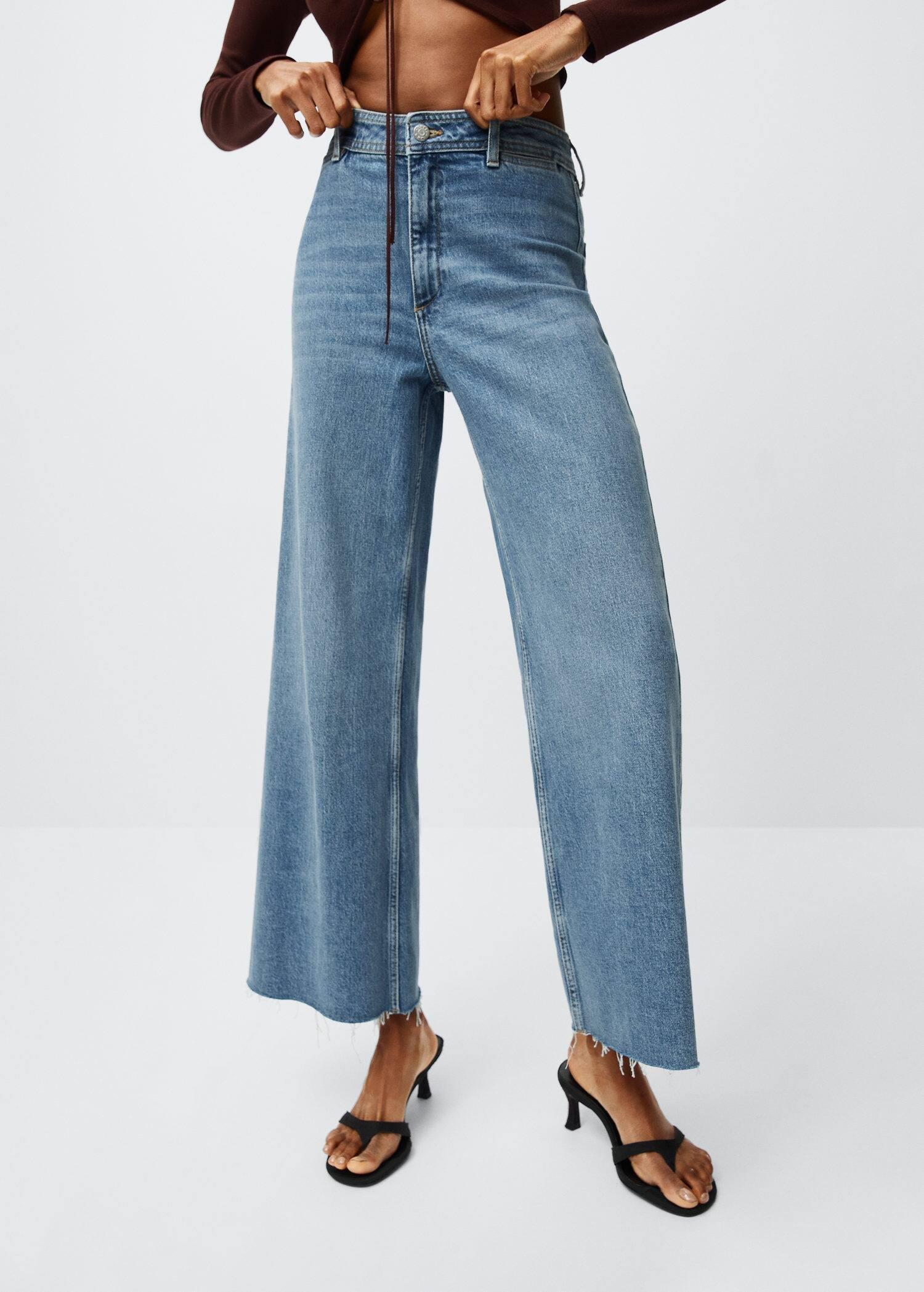 Blue Jeans Culotte High Waist, , large image number 0