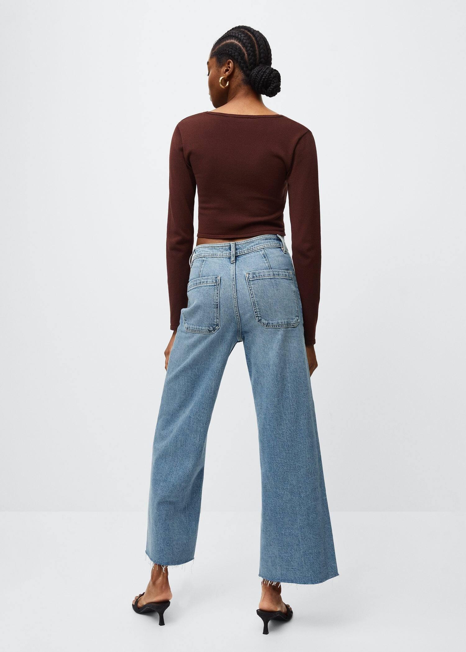 Blue Jeans Culotte High Waist, , large image number 1