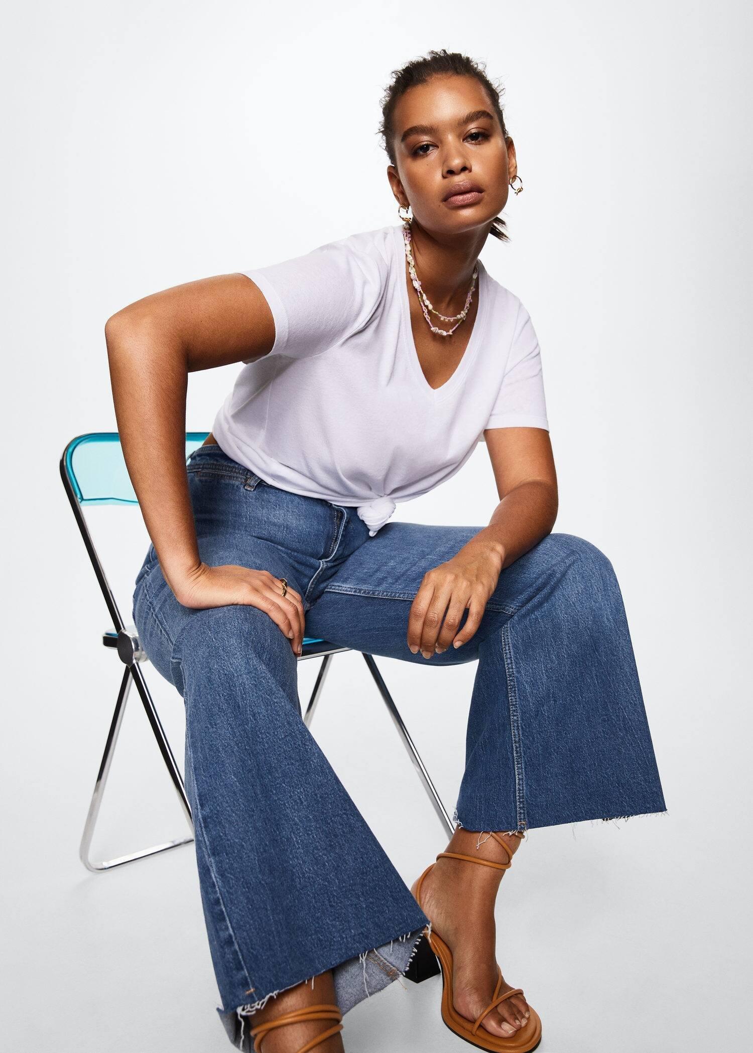 Blue Jeans Culotte High Waist, , large image number 5